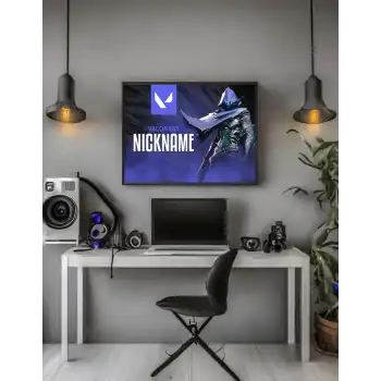 Valorant Kişiselleştirilebilir Omen Poster Tablo No:1