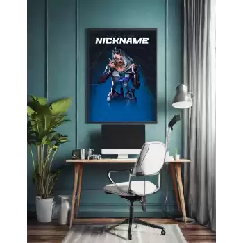 Valorant Kişiselleştirilebilir Fade Poster Tablo No:1