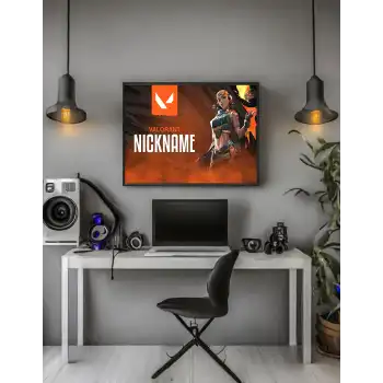 Valorant Kişiselleştirilebilir Raze Poster Tablo No:5