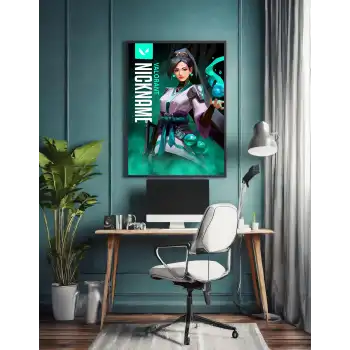 Valorant Kişiselleştirilebilir Sage Poster Tablo No:3