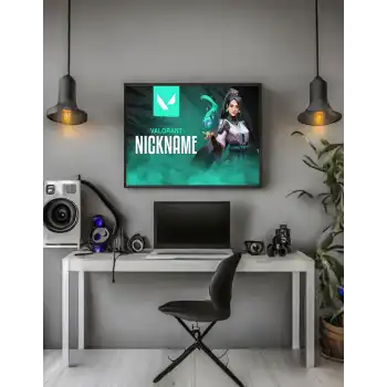 Valorant Kişiselleştirilebilir Sage Poster Tablo No:4