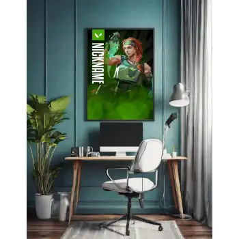 Valorant Kişiselleştirilebilir Skye Poster Tablo No:3