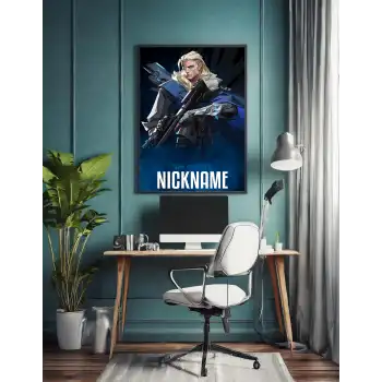 Valorant Kişiselleştirilebilir Sova Poster Tablo No:5