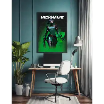 Valorant Kişiselleştirilebilir Viper Poster Tablo No:2