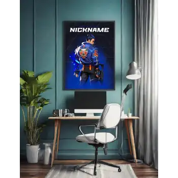 Valorant Kişiselleştirilebilir Yoru Poster Tablo No:1