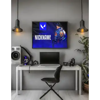 Valorant Kişiselleştirilebilir Yoru Poster Tablo No:4