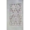 Bej Üçgen Desenli El Dokuması Kilimi - 85x160 cm