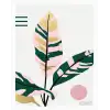 Botanik Yaprak Desenli Poster Tablo