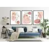 Line Women 3’lü Poster Tablo Seti