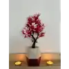 Renkli Saksılı Yapay Dekoratif Ağaç