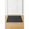 Siyah Kenarlı Gri Nem Alıcı Kapı Paspası 60x90 cm