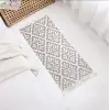 Çiçek Desenli Krem Dokuma Kilim