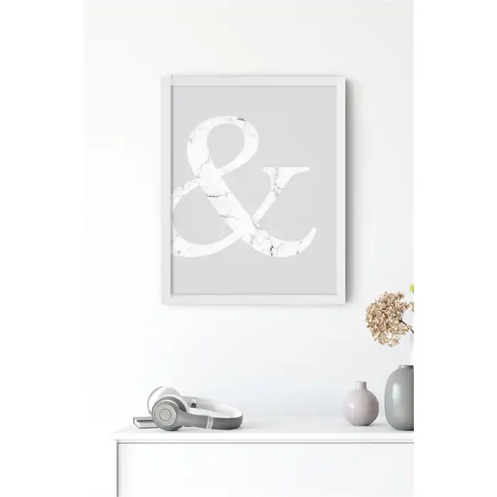 & İşareti Poster Tablo