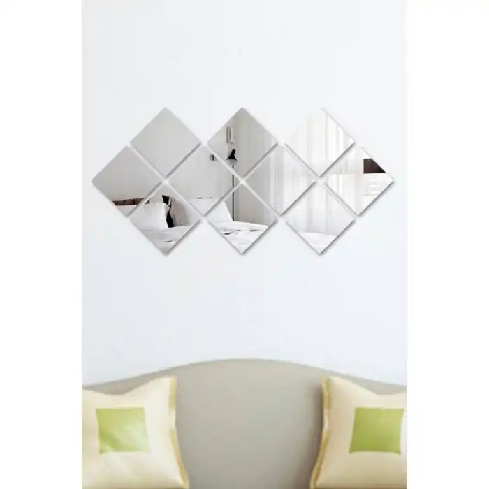 10lu Dekoratif Ayna (20x20cm)