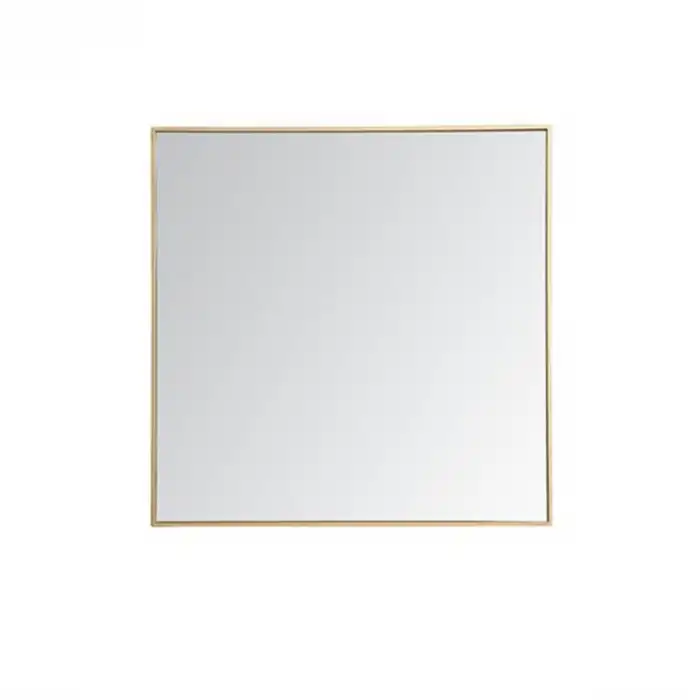 40x40 cm Metal Gold Çerçeveli Dekoratif Ayna