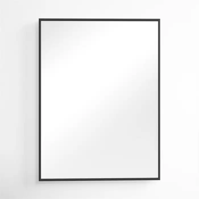 40x50 cm Metal Siyah Çerçeveli Dekoratif Ayna