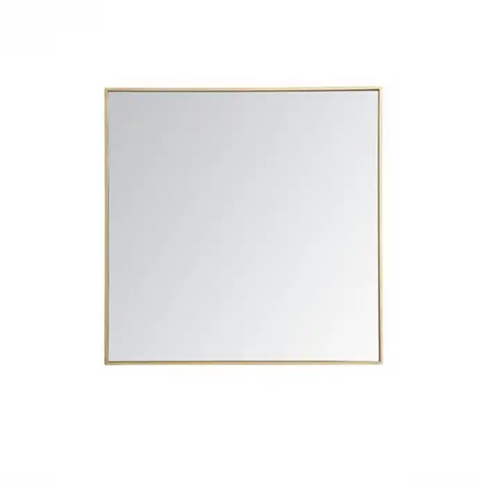 50x50 cm Metal Gold Çerçeveli Dekoratif Ayna