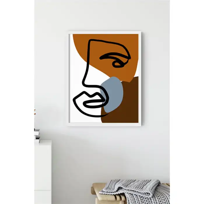 Abstract Face No:1 Poster Tablo