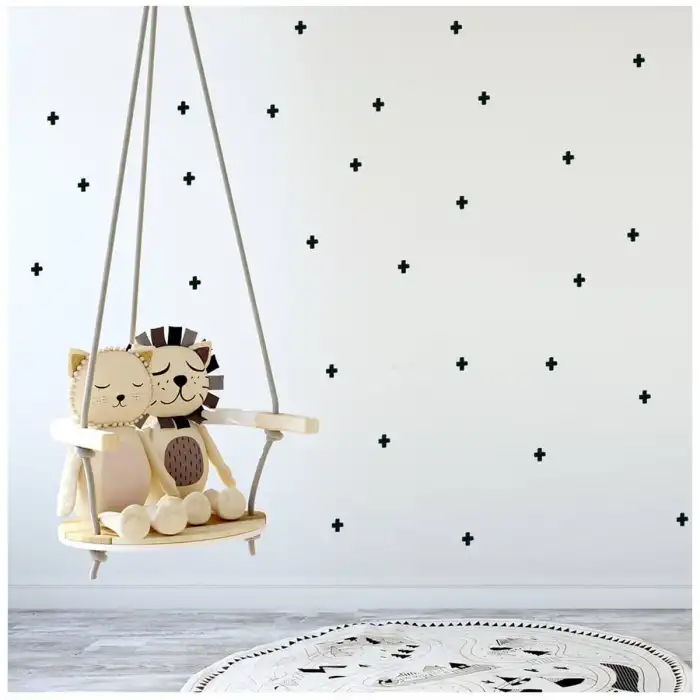 Artı Şeklinde Sticker - Çocuk Odası Sticker - 70 adet