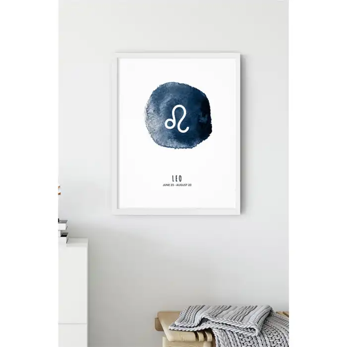 Aslan Burcu Poster Tablo