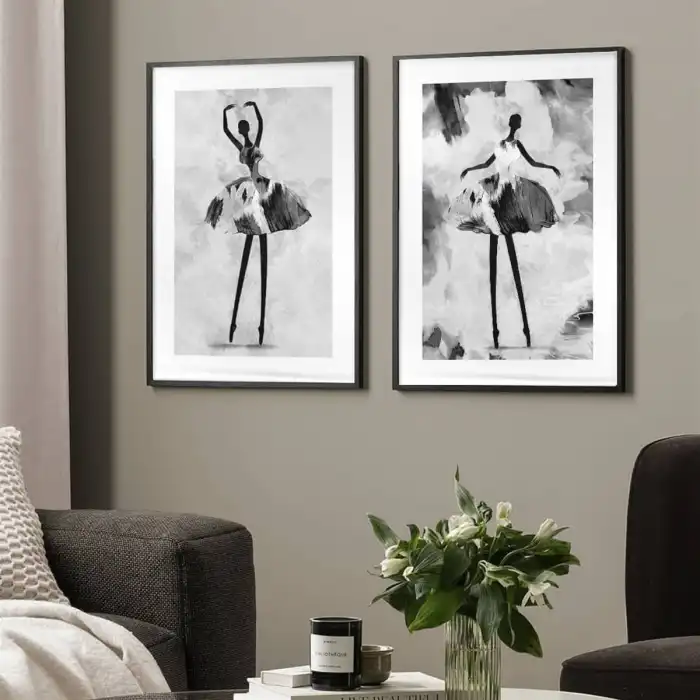 Balerin 2’li Poster Tablo Seti