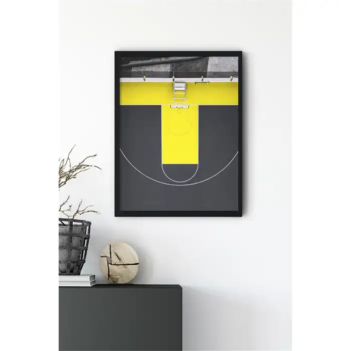Basketbol Sahası Poster Tablo