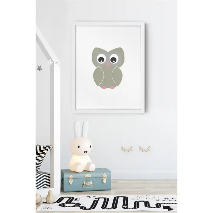 Baykuş Çocuk Odası Poster Tablo No:2