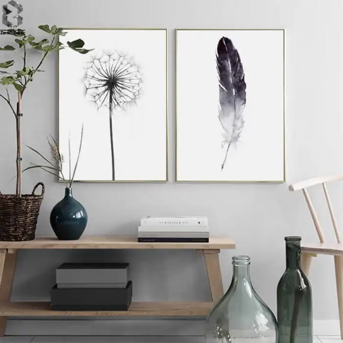 Black Feather 2’li Poster Tablo Seti