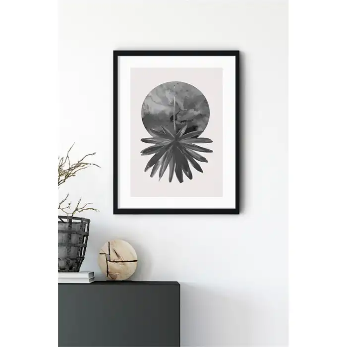 Black Palm Poster Tablo No:2