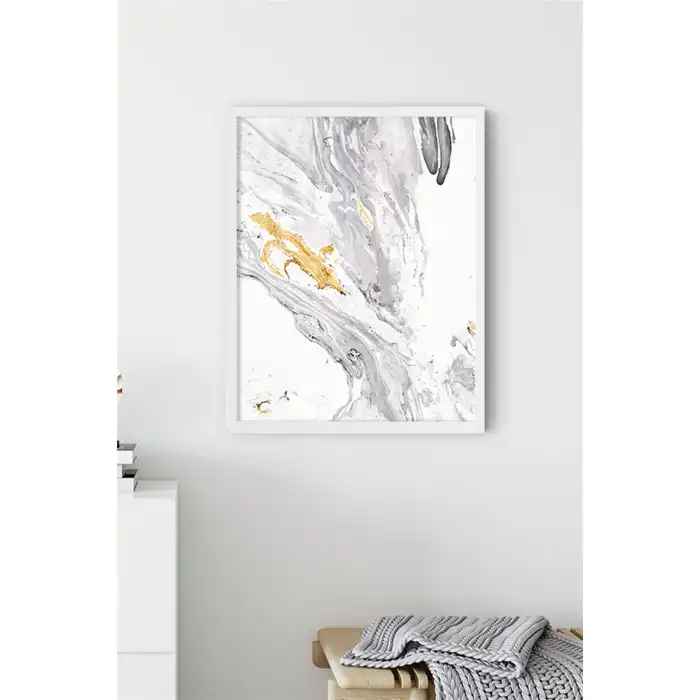 Blue Marble No:2 Poster Tablo