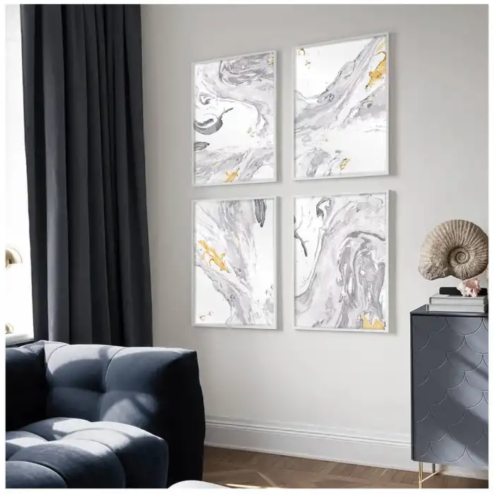 Blue Marble 4’lü Poster Tablo Seti