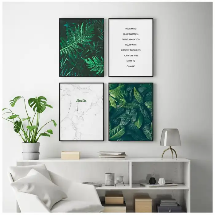 Botanik No:13 4’lü Poster Tablo Seti