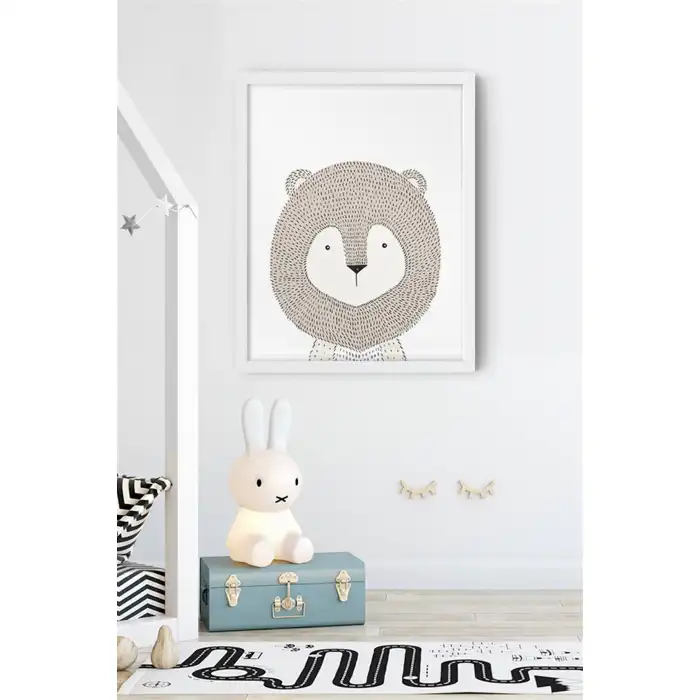 Çizgi Hayvanlar Çocuk Odası Poster Tablo No:1