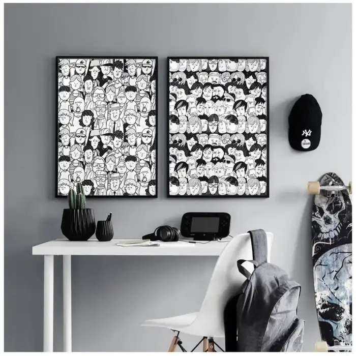 Faces 2’li Poster Tablo Seti