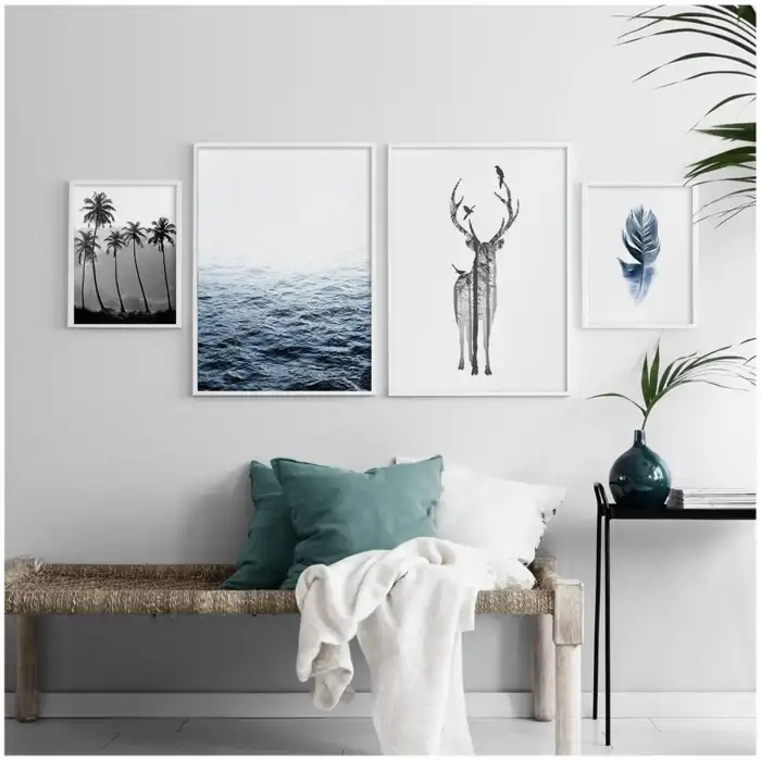 Geyik Poster Tablo Seti