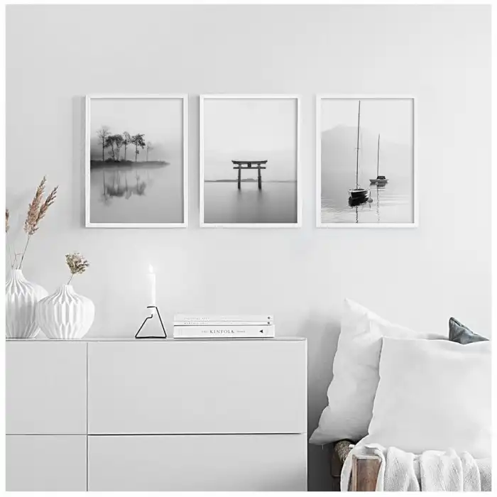 Göl 3’lü Poster Tablo Seti