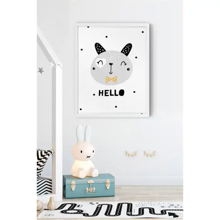 Hello Çocuk Odası Poster Tablo Seti