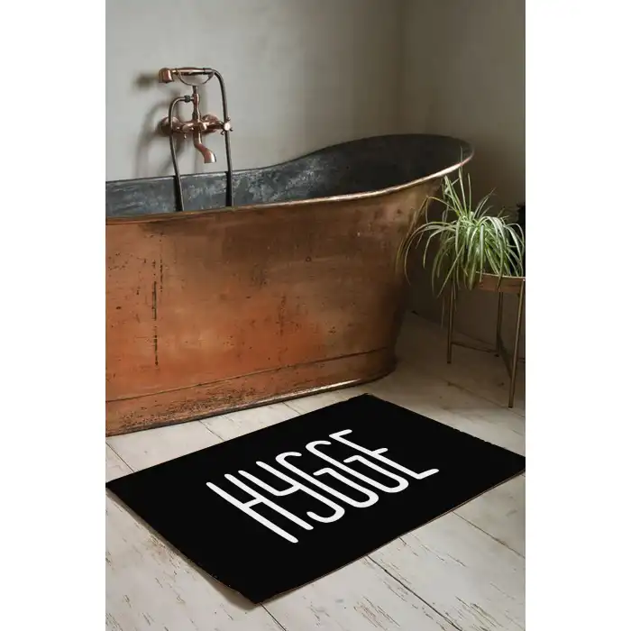 HYGGE Siyah Banyo Paspası