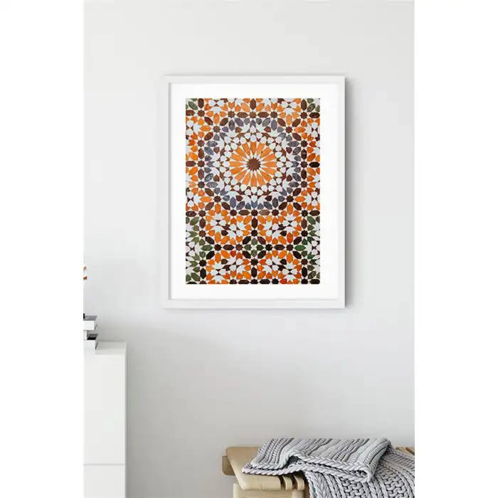 Kahverengi Desen Poster Tablo