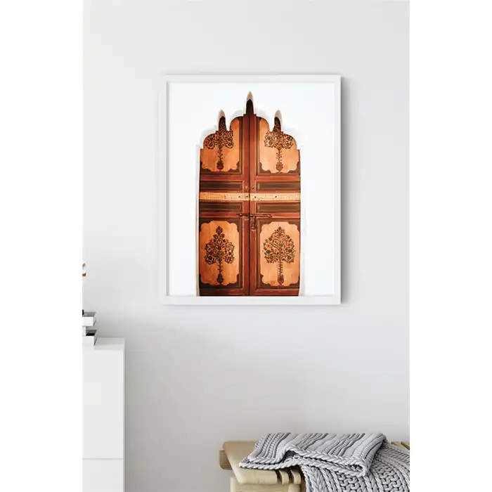 Kahverengi Kapı Poster Tablo