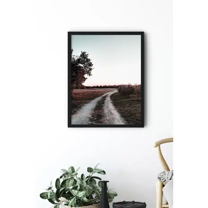 Kahverengi Patika Poster Tablo