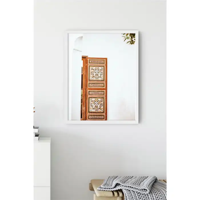 Kahverengi Pencere Poster Tablo