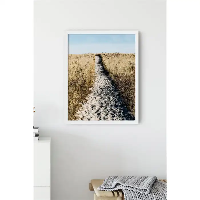 Kahverengi Sazlık Poster Tablo