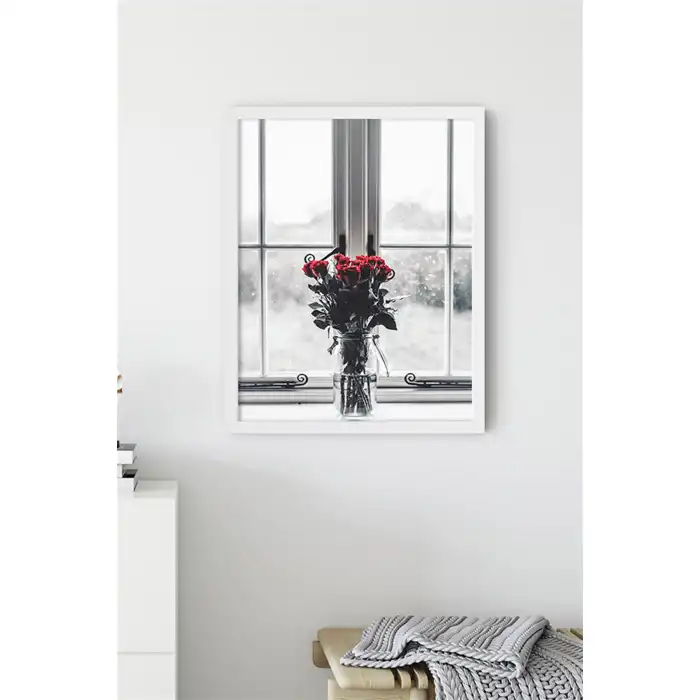 Kırmızı Gül Poster Tablo