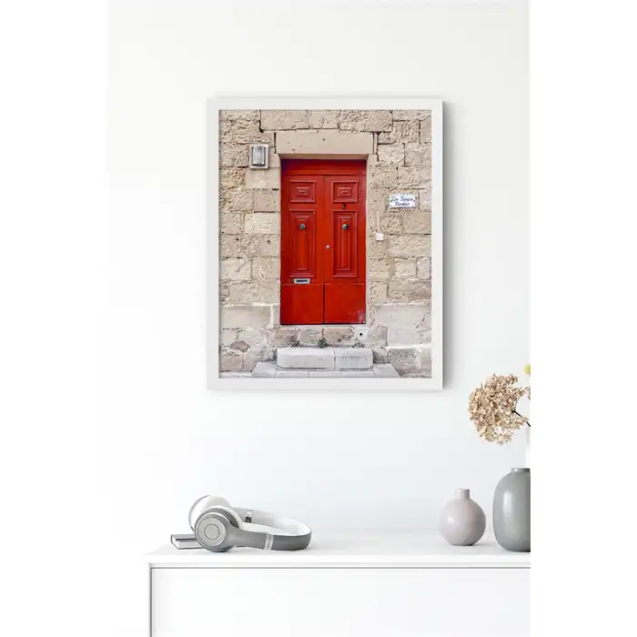 Kırmızı Kapı No:1 Poster Tablo