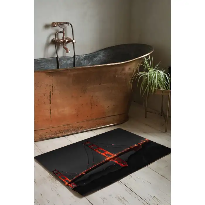 Kırmızı Köprü Banyo Paspası