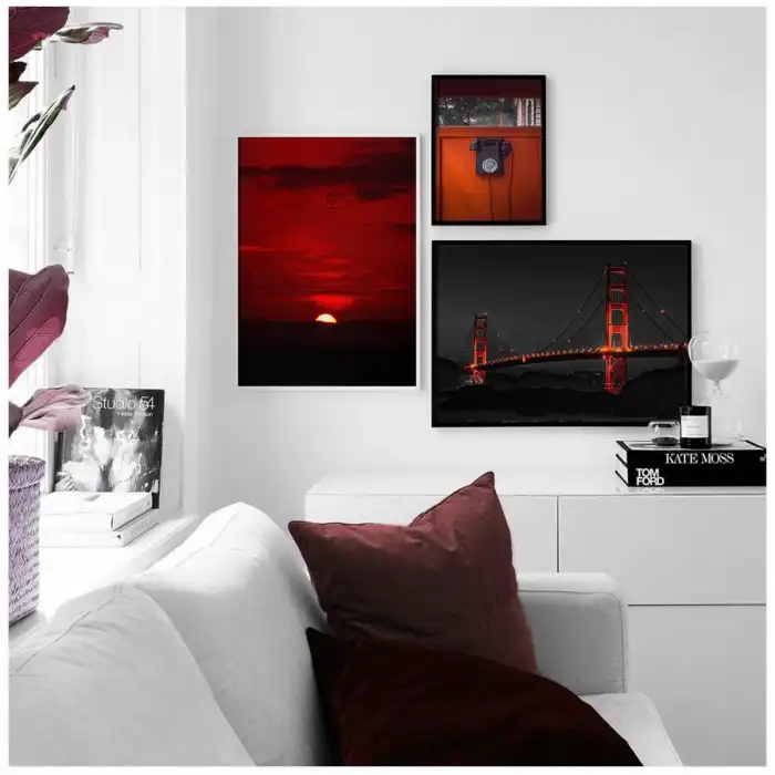 Kırmızı Köprü No:1 Poster Tablo Seti