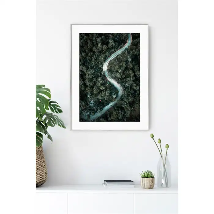 Kuşbakışı Orman Poster Tablo