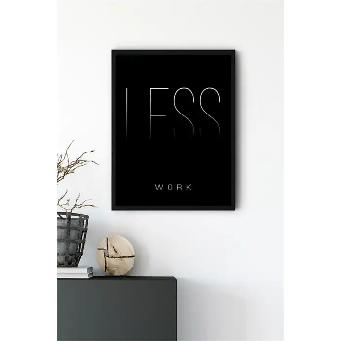 Less Work More Travel 2’li Poster Tablo Seti