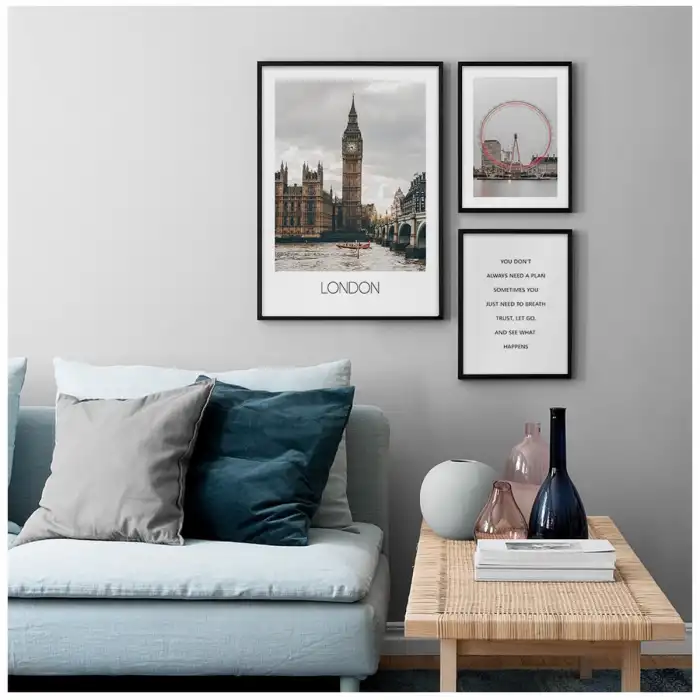 Londra Poster Tablo Seti